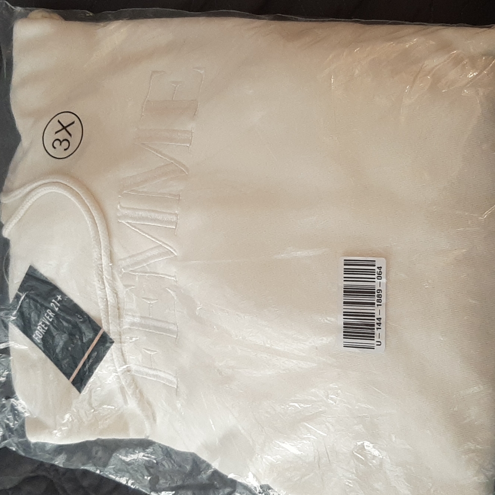 Athletic Sweater Pullover - Cream - Forever 21